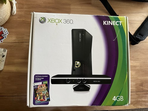 Xbox 360 with kinect 4gb - with,